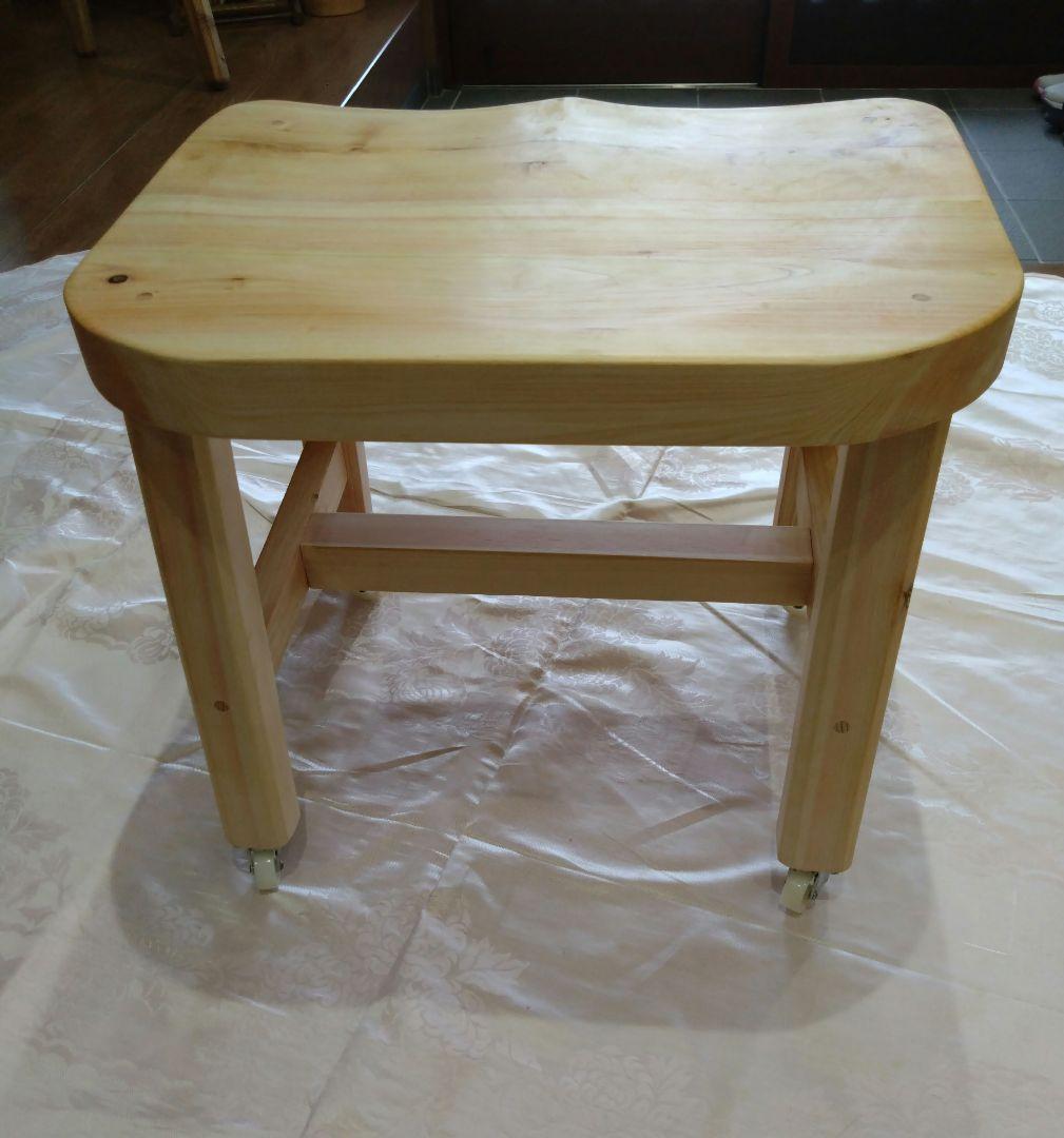 杉板のテーブル・檜の椅子セット　ねこさんになります❕