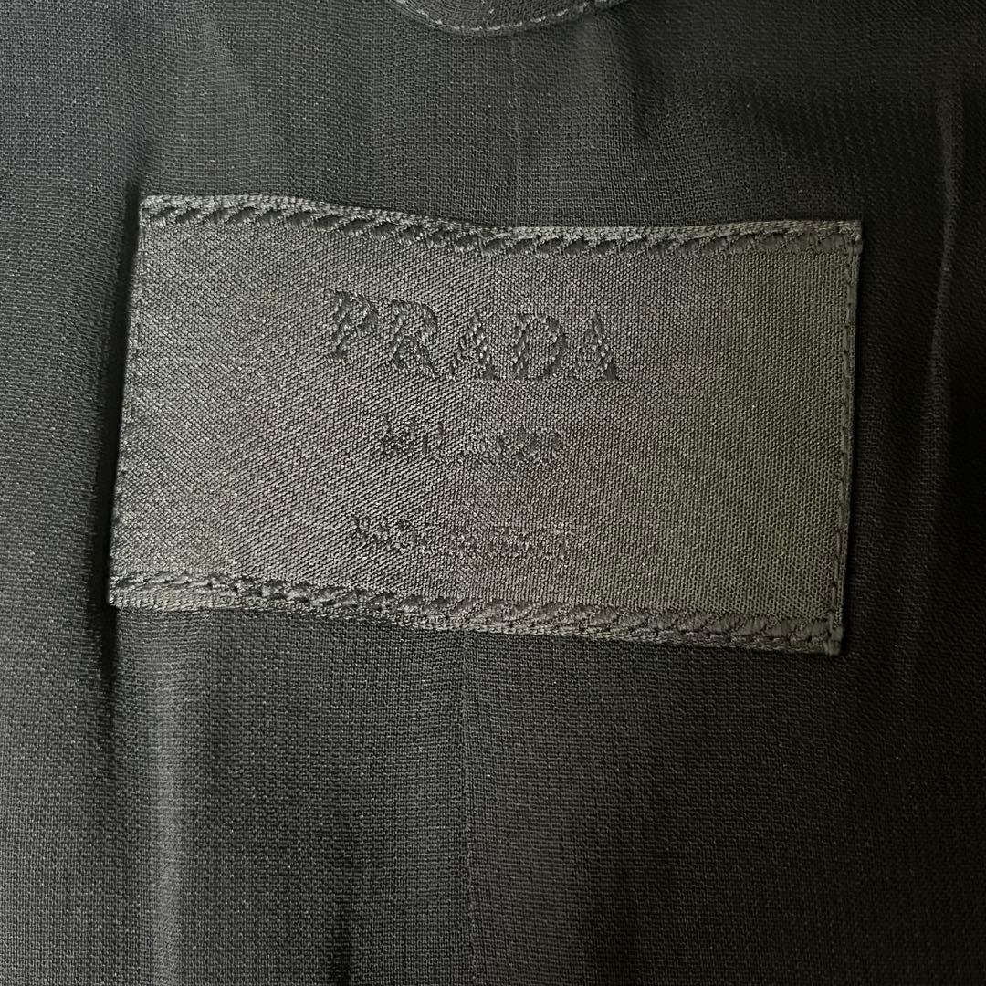 PRADA プラダ　ブラック　パンツスーツ　セットアップ　42 40