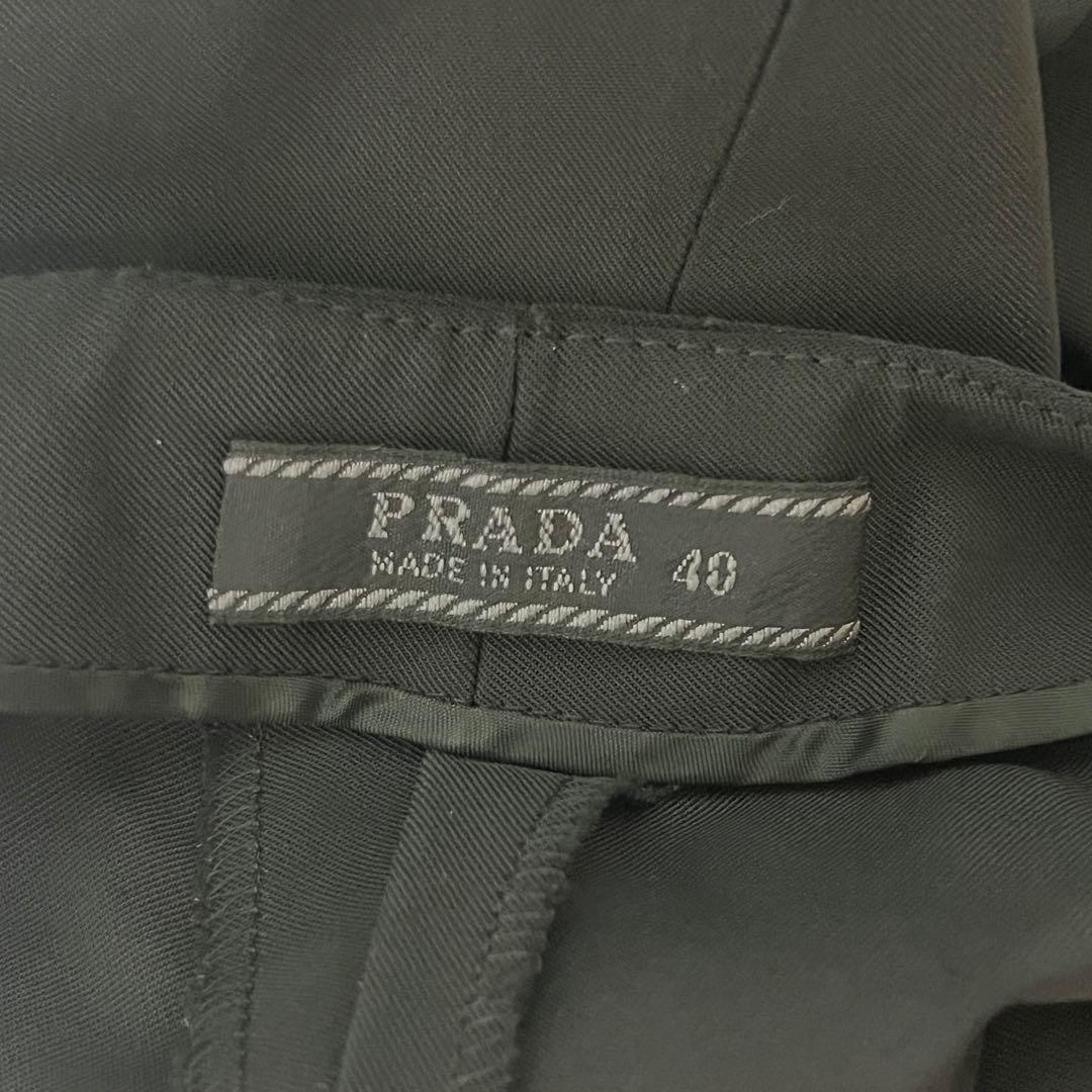PRADA プラダ　ブラック　パンツスーツ　セットアップ　42 40