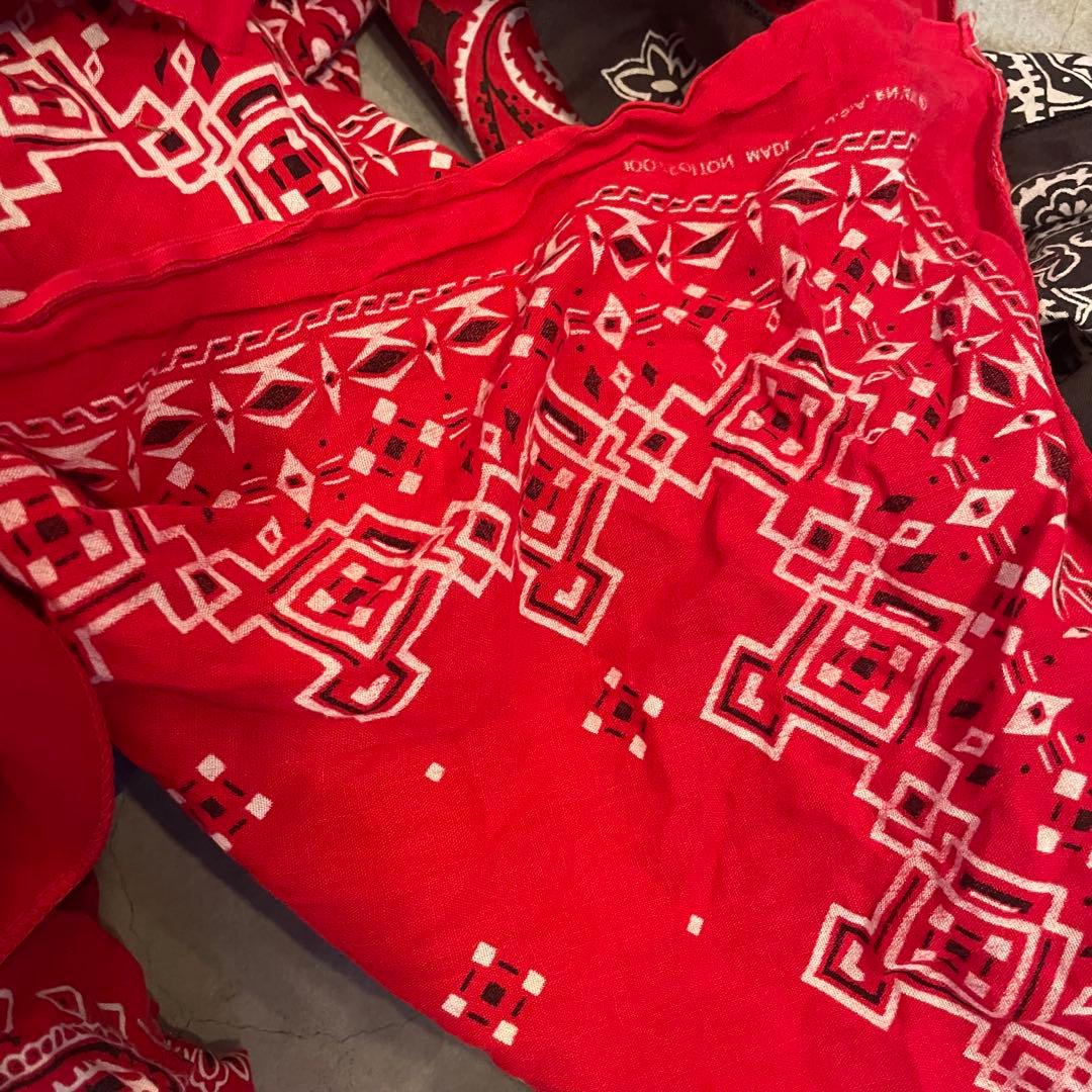 バンダナ　50枚　まとめ売り　ALL USA製　60~00s ビンテージ