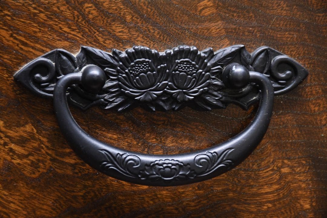 EGC106 欅/ケヤキ 3段チェスト 民芸家具 引き出し 抽斗 サイドチェスト