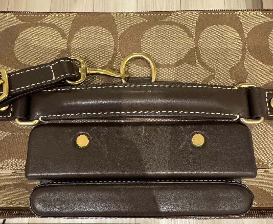 COACH 中型キャリーケース ブラウンモノグラム
