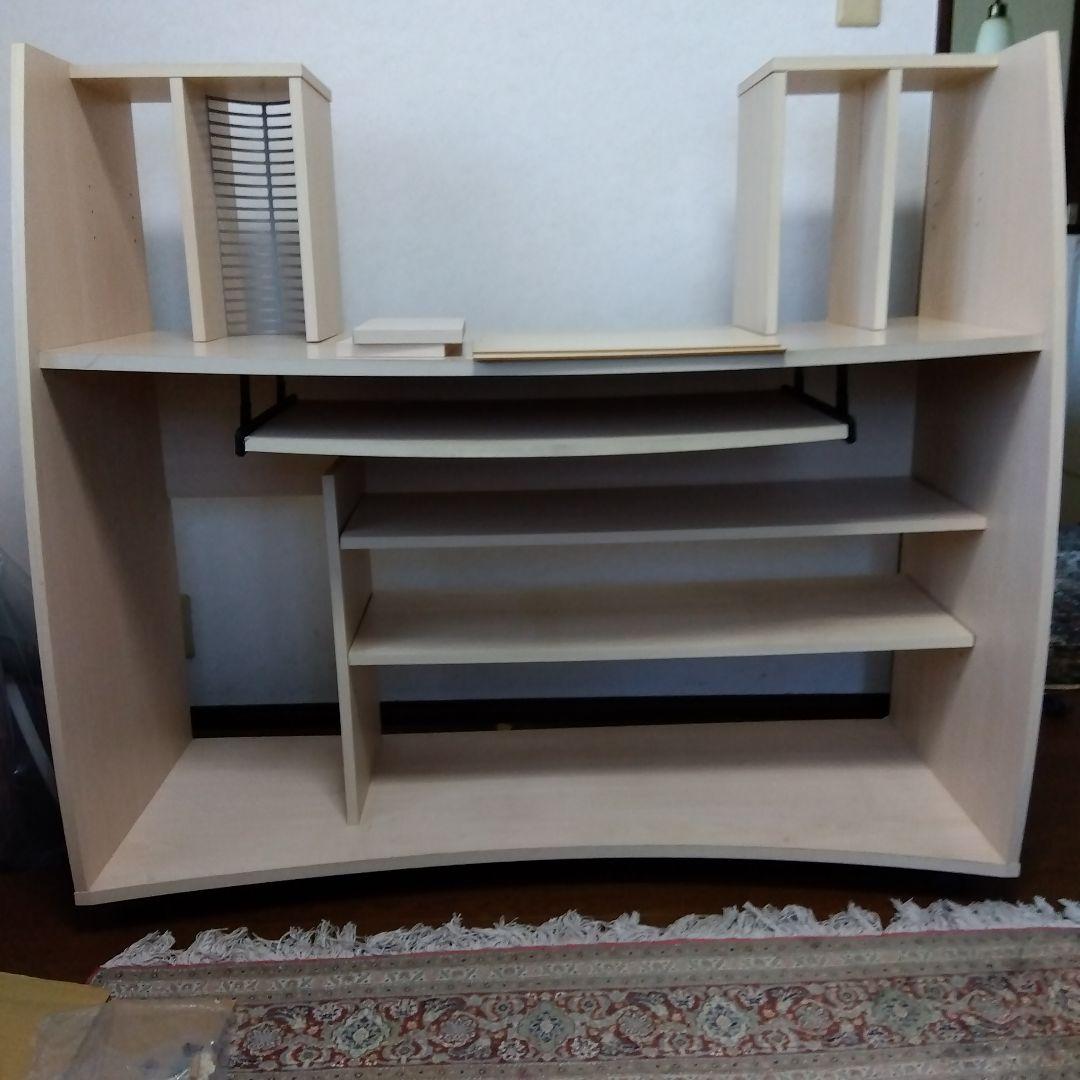 キャスター付きインテリア　デスク　デンマーク産北欧風