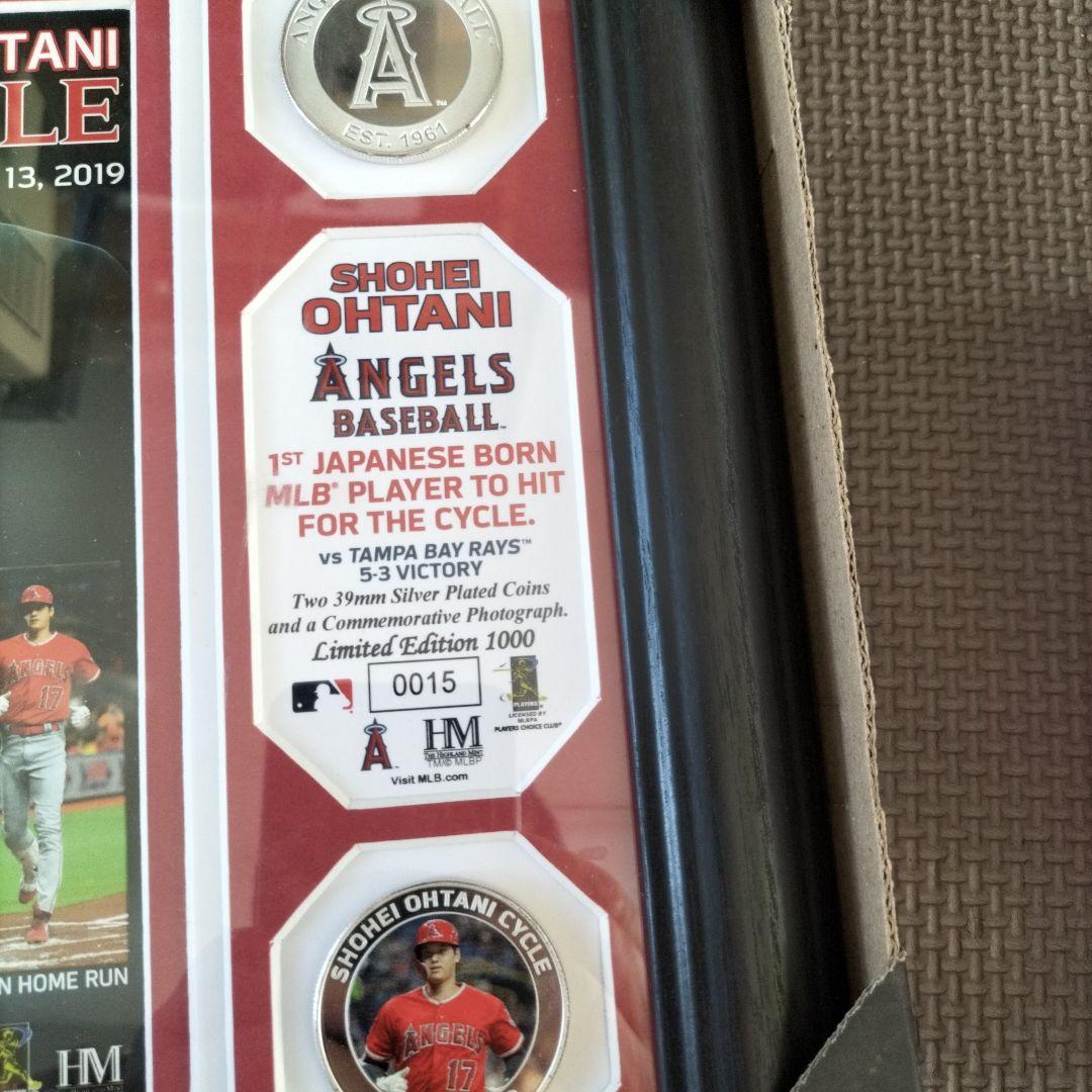2019年大谷翔平MLB日本人初サイクルヒットフォトミント　1000枚の15番目