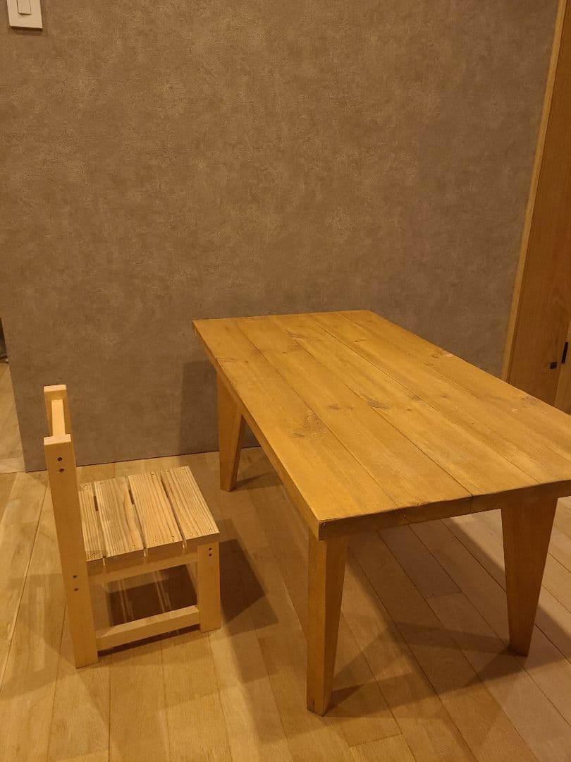 ナチュラルウッド センターテーブル 小型