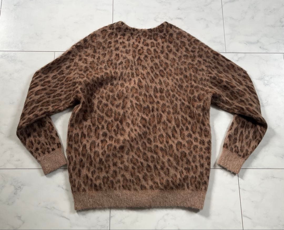 ヒステリックグラマー モヘア レオパード カーディガン　ワコマリア マインデニム