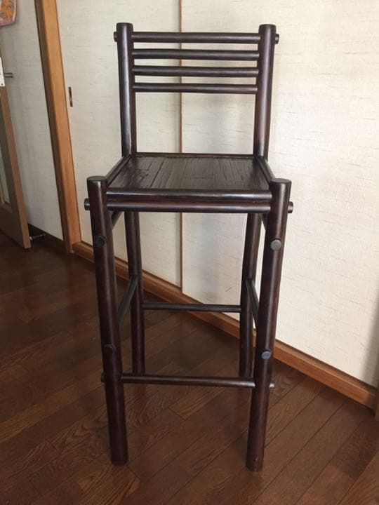 カウンターチェア●アジアン風●2脚セット