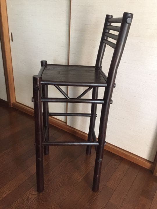 カウンターチェア●アジアン風●2脚セット