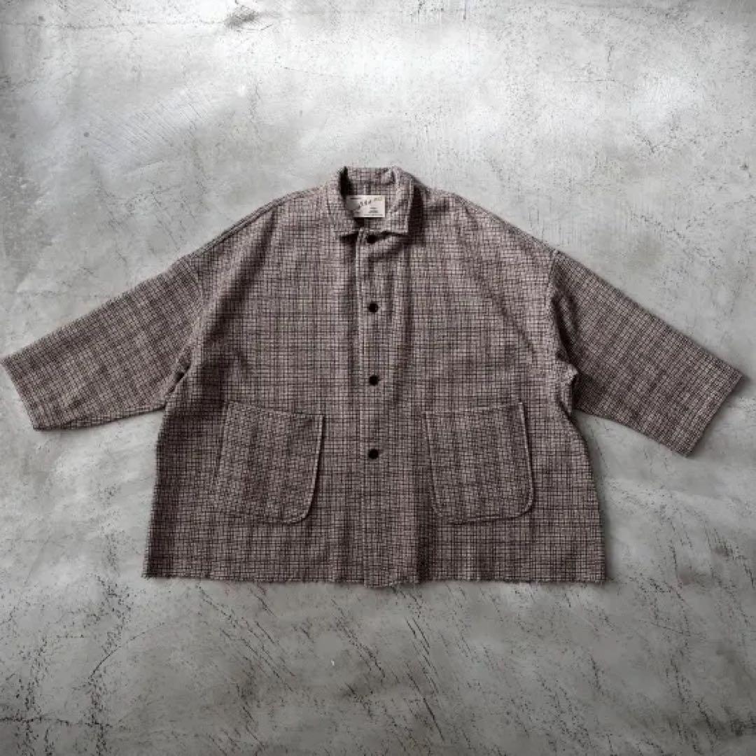 R&D.M.Co-WOOL チェックジャケット　24AW