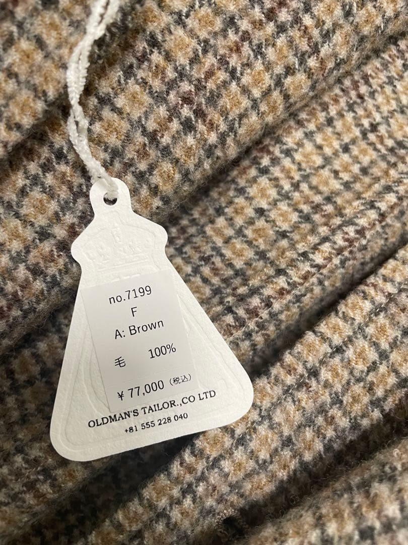 R&D.M.Co-WOOL チェックジャケット　24AW