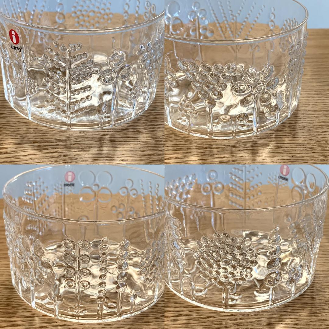 イッタラ フローラ ガラス ボウル 10cm 2個 未使用品 北欧