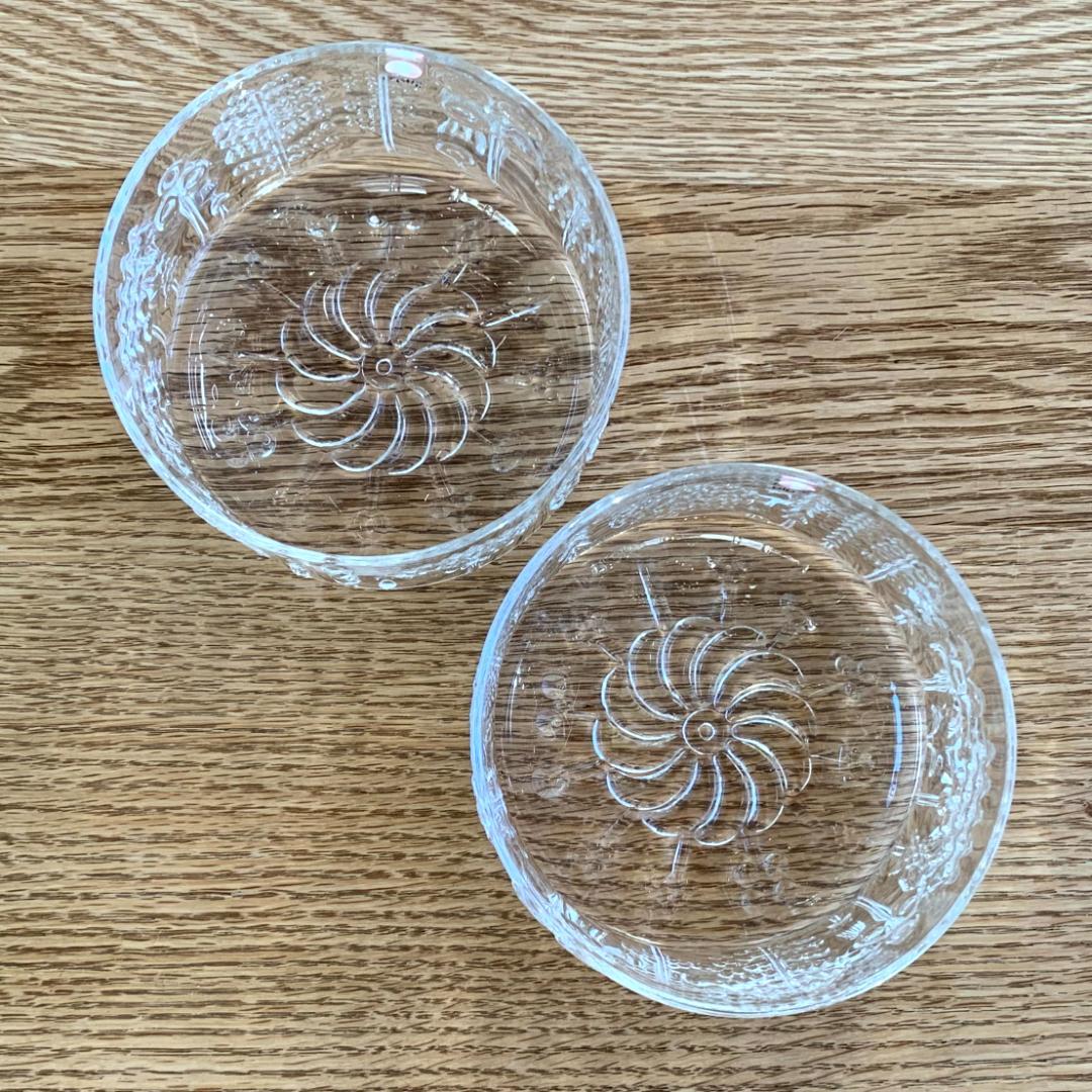 イッタラ フローラ ガラス ボウル 10cm 2個 未使用品 北欧