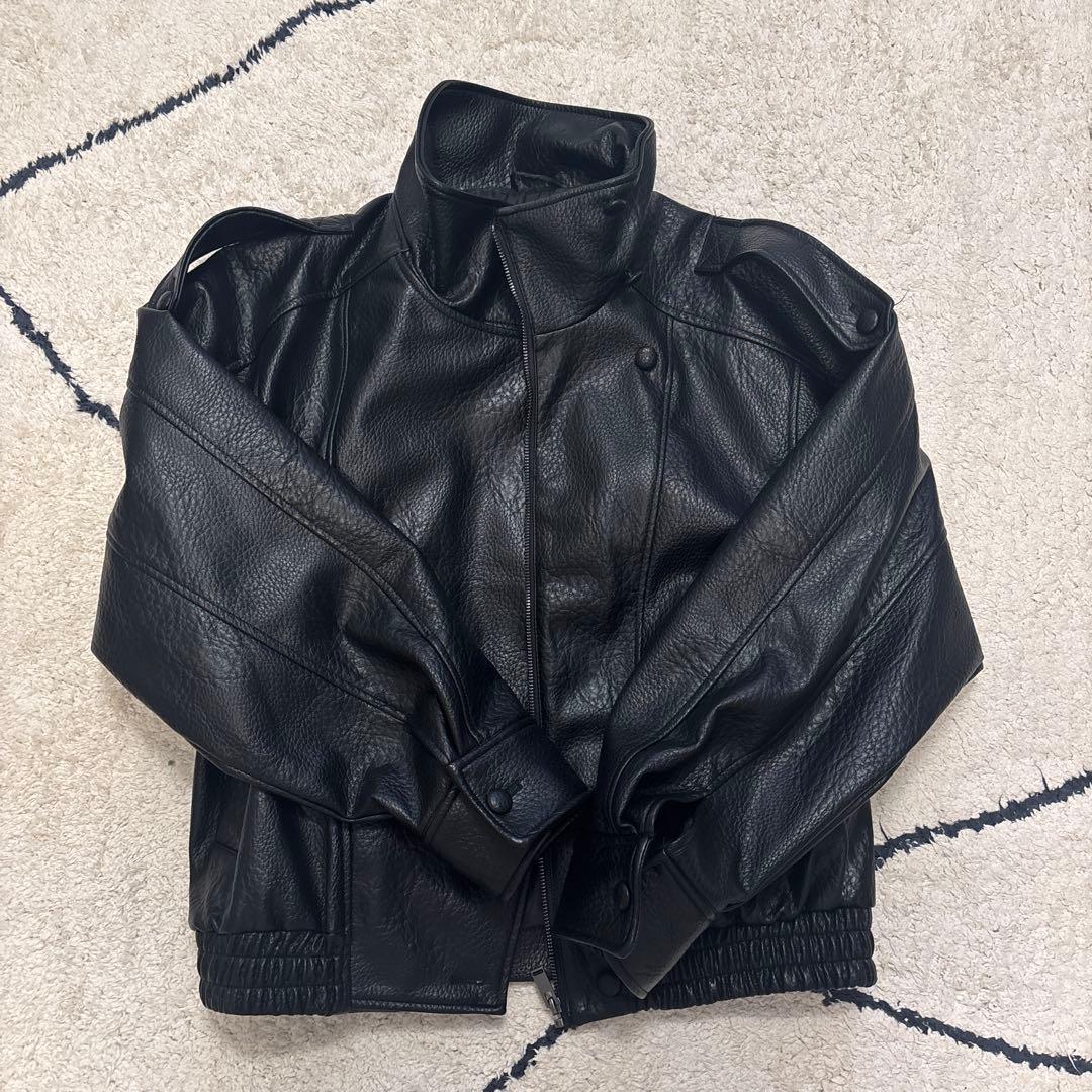ZARA フェイクレザージャケット Mサイズ