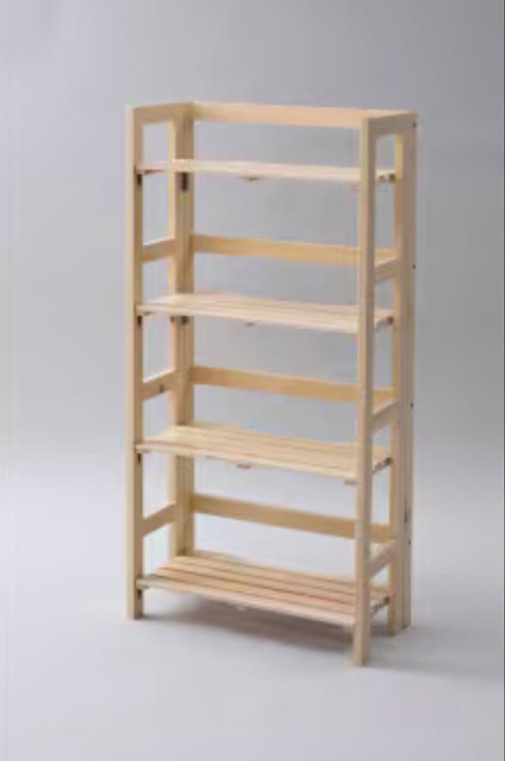 天然木パタパタラック　４段　TNP-4（MBR）