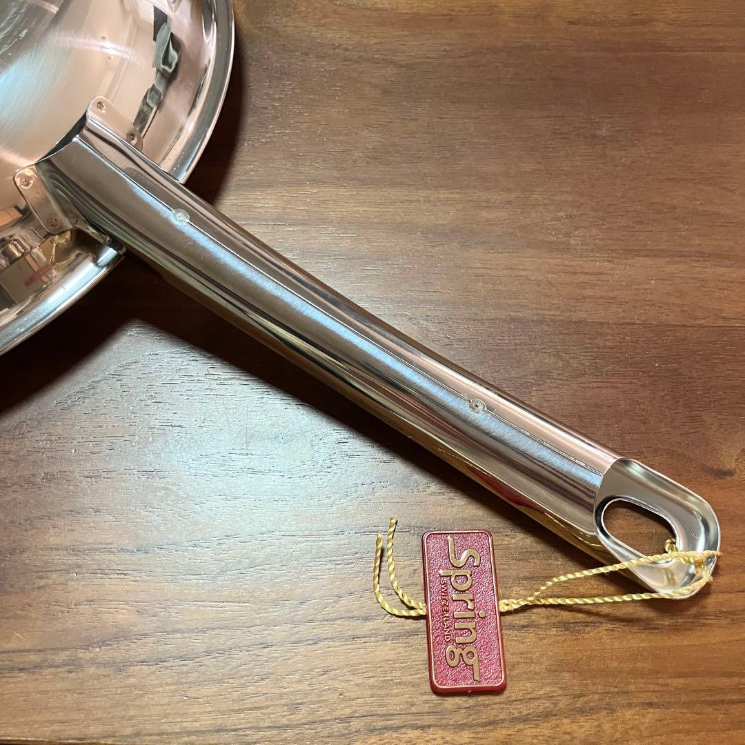 スイス製　スプリング社　クリスタル　フライパン　ソテーパン　口径外寸28cm