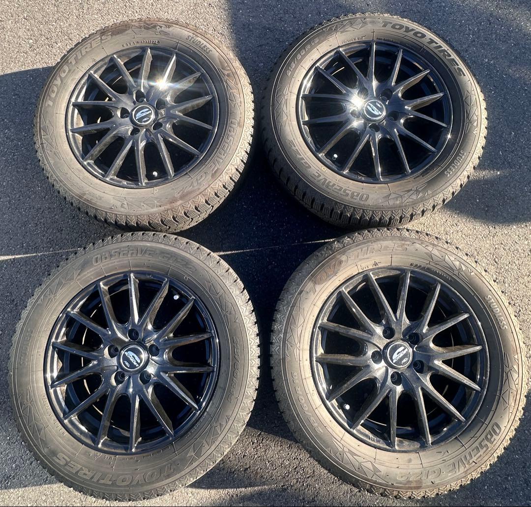 TOYOタイヤ　スタッドレス　ホイール付き4本セット　シュナイダー