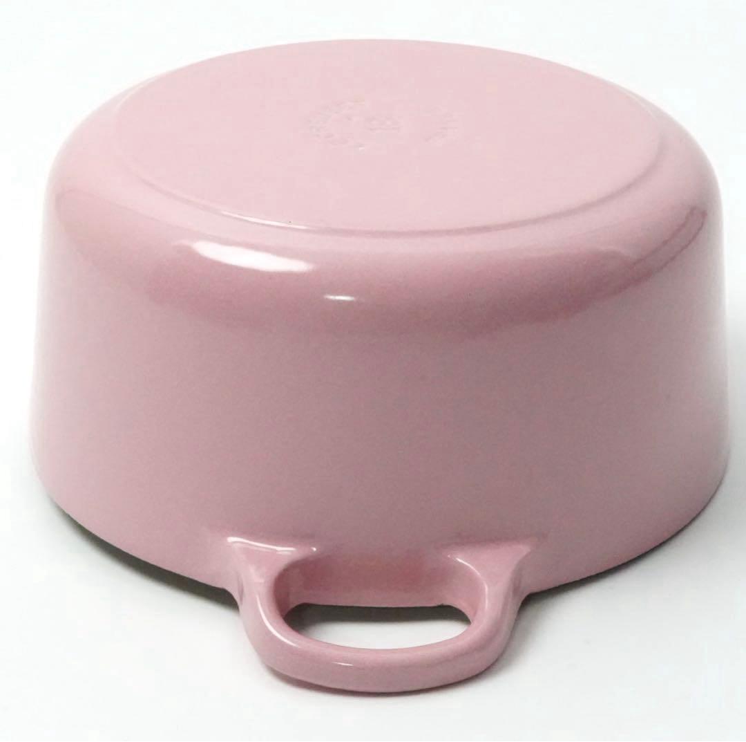 【美品】LE CREUSET　ココット ロンド シフォンピンク　18cm