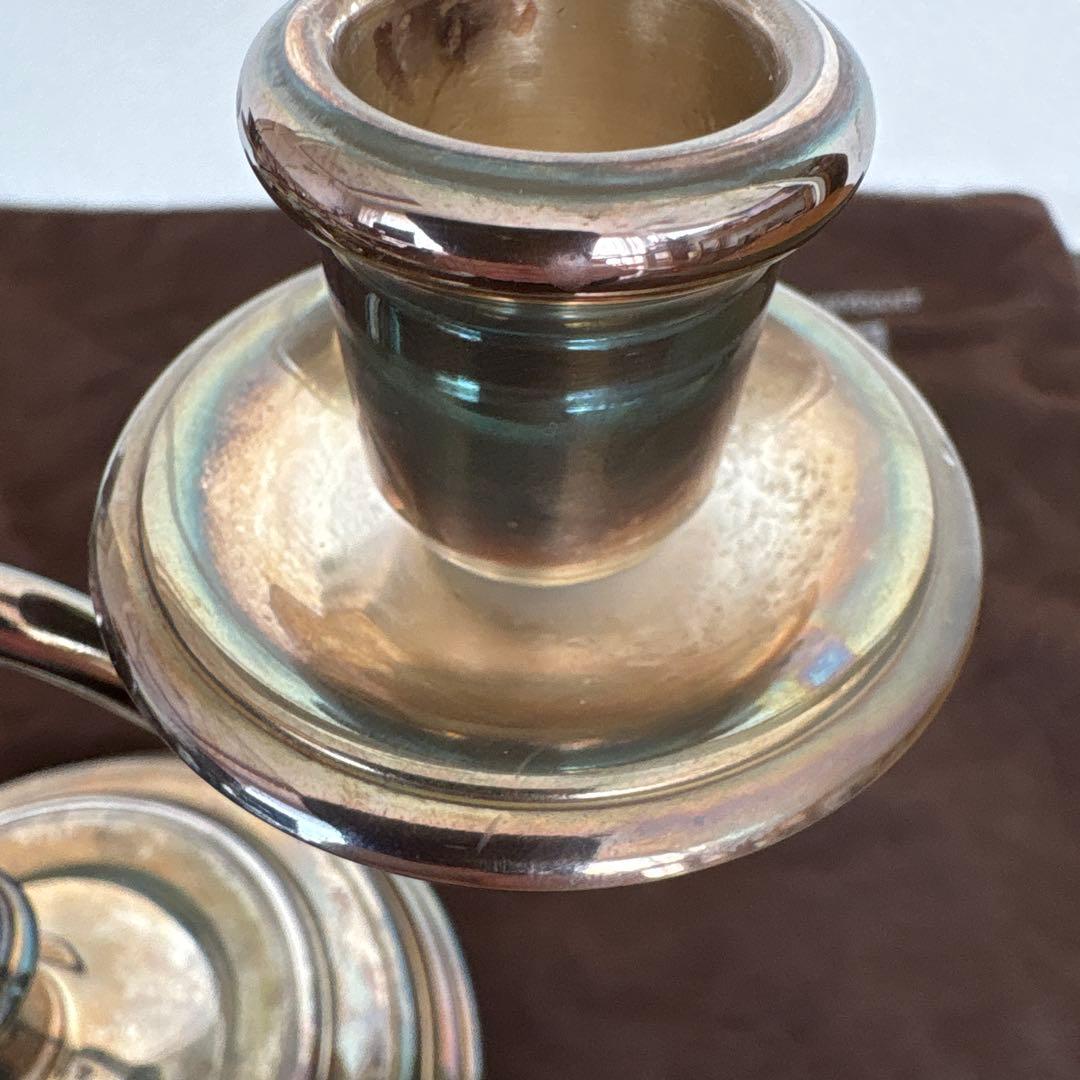 クリストフル　キャンドルスタンド　燭台　Christofle 3灯 ろうそく立て