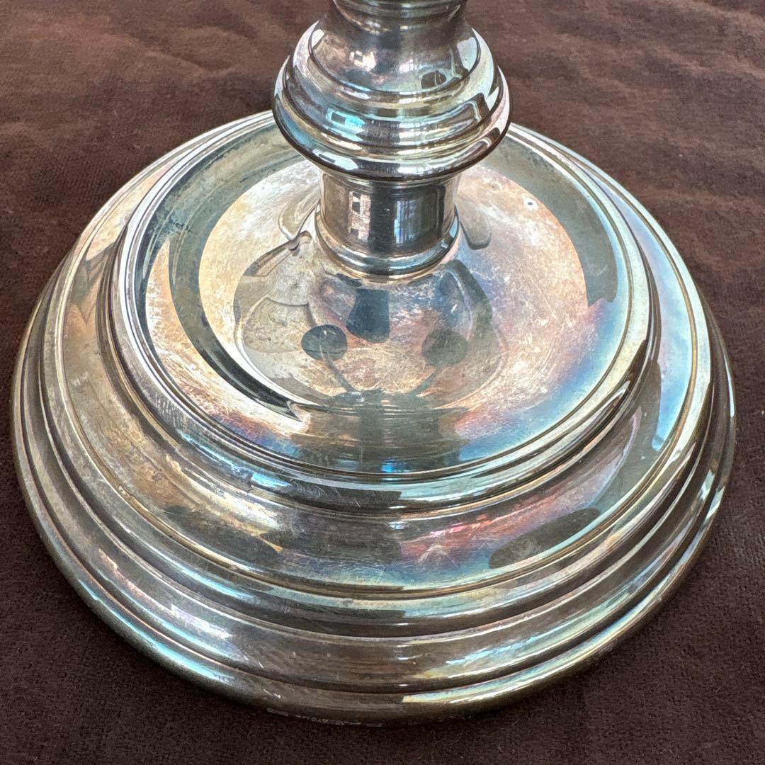 クリストフル　キャンドルスタンド　燭台　Christofle 3灯 ろうそく立て