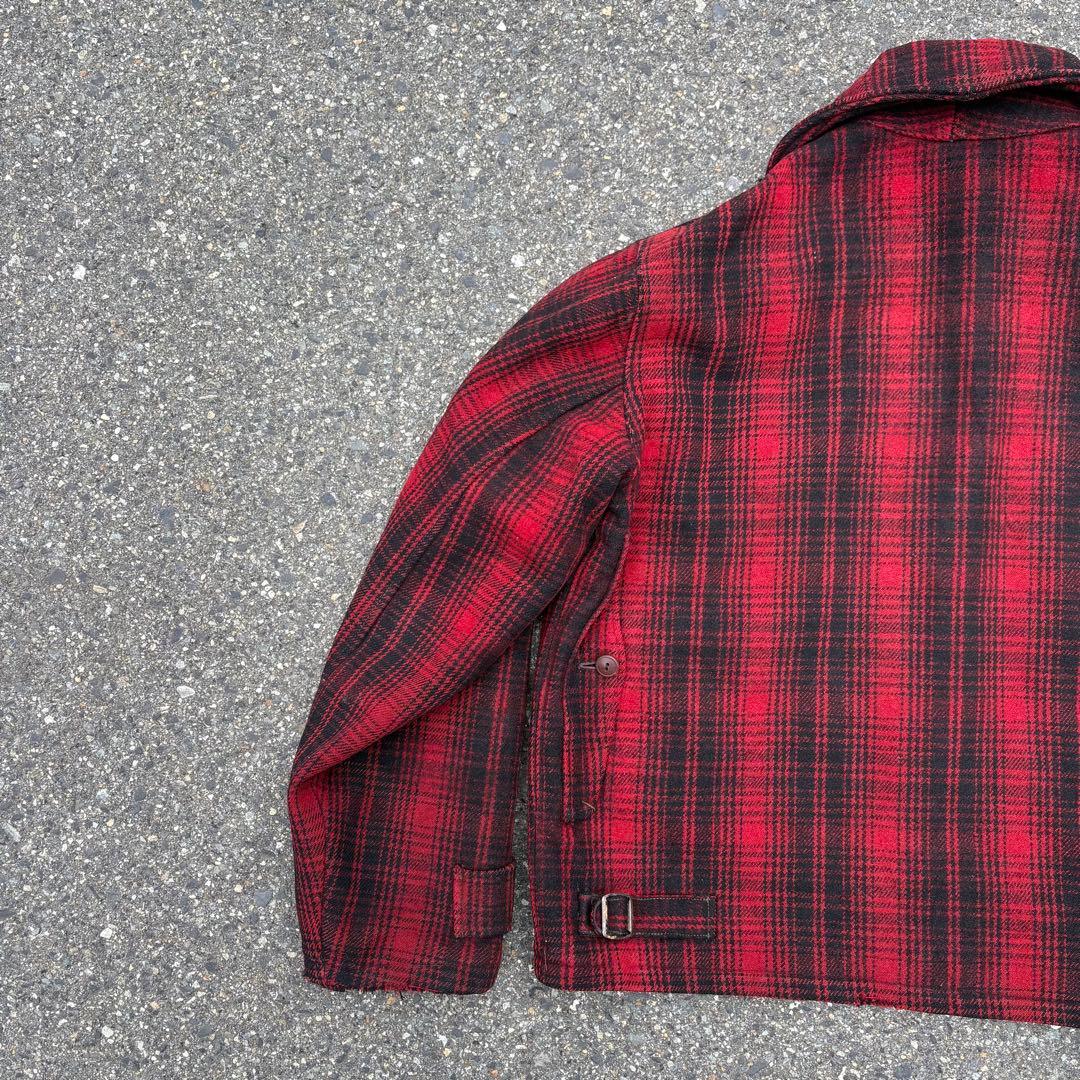 右*肘様 50s Woolrichマッキーノジャケット ハンティングジャケットU