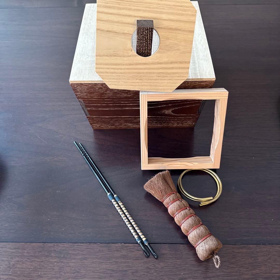 桑箱炭斗6点セット　水屋用