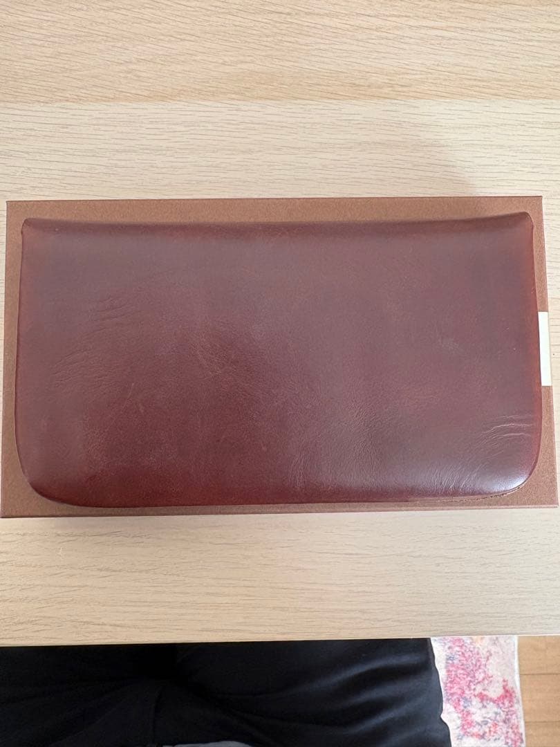 MOTO レザー 長財布 ブラウン トラッカーウォレット