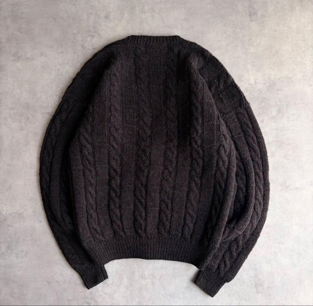 80s CHAPS RALPH LAUREN カーディガン　兵隊タグ