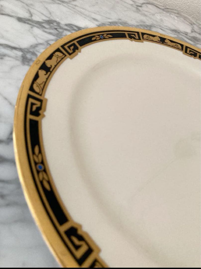 希少 カルティエ タイガー メゾン 大皿 豪華 ゴールド おもてなしディナー皿