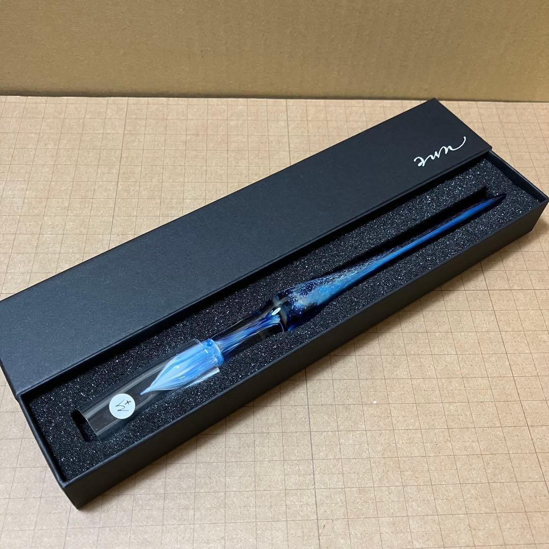 ガラス工房aun ガラスペン つきあかりの散歩道 ペン先 M+ 新品未使用