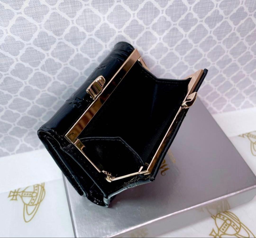 【大人気✨️ショッパー付】新品 Vivienne Westwood 黒エナメル