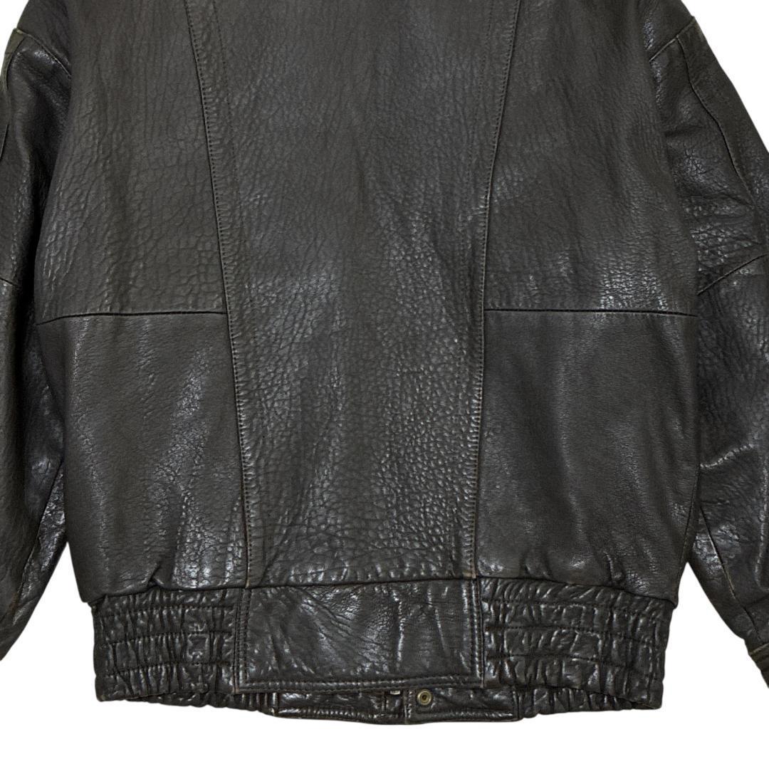 GiVet フライトジャケット G-1レザージャケット 革ジャン 本革 黒 L