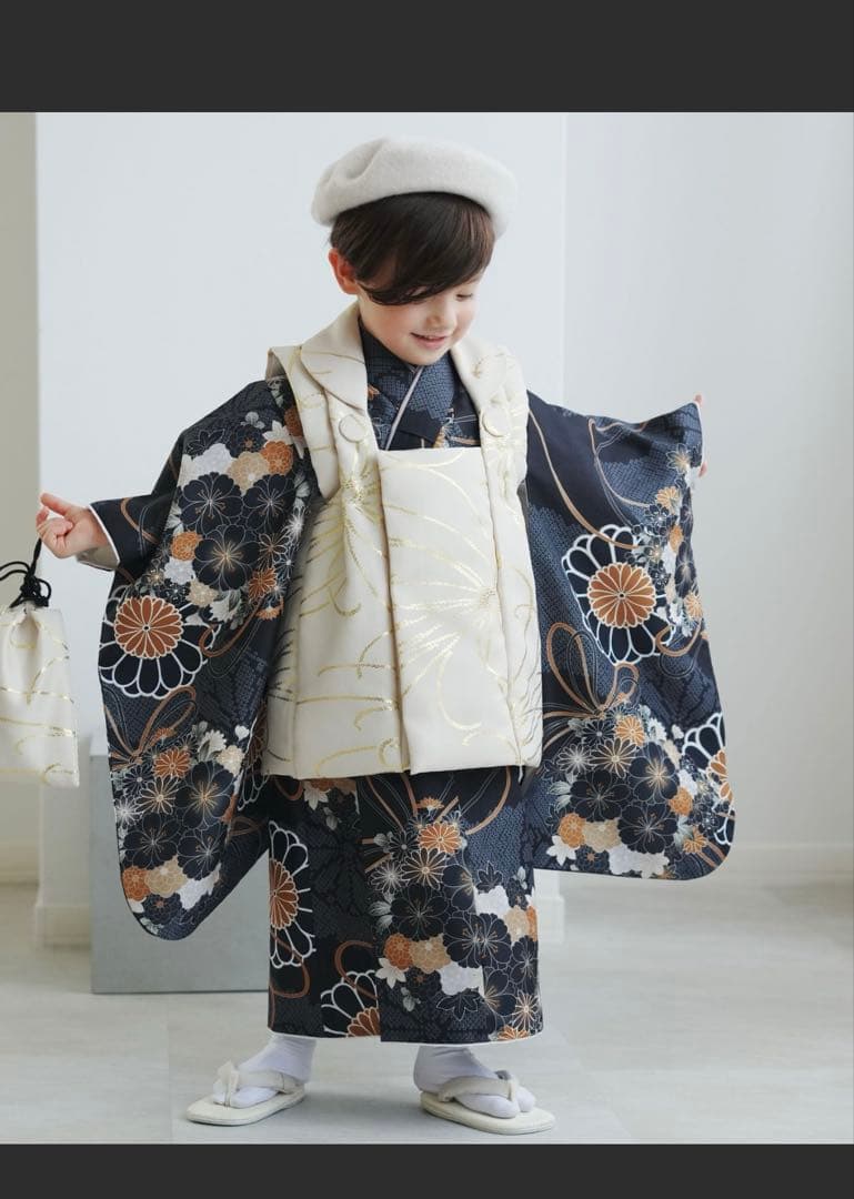 ひよこ商店　utatane 七五三　男の子　三歳　着物