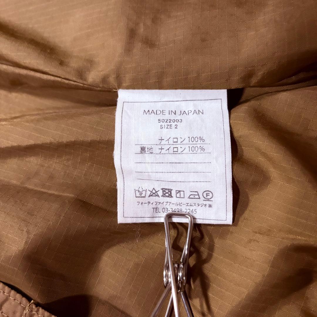 ✨️美品✨️ 45R ナイロンコート ブラウン トレンチコート M