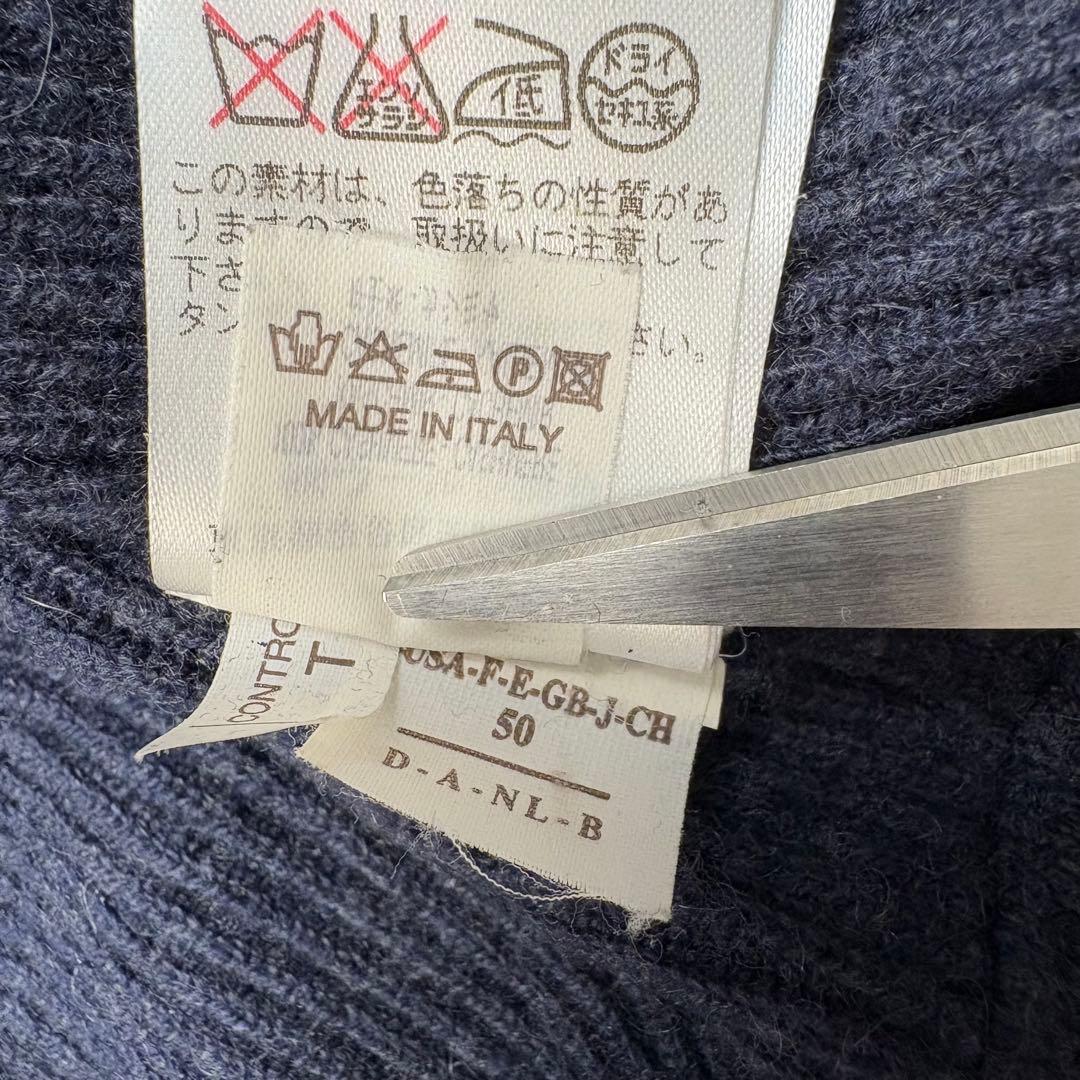 極美品 ブルネロクチネリ カシミヤ100% ニットジャケット メンズ サイズ50