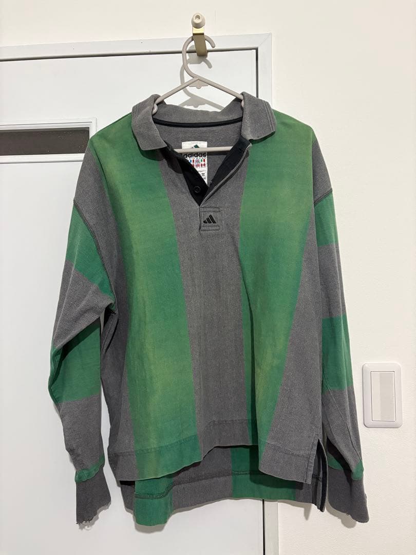 90s adidas レア ポロシャツ｜ラガーシャツ
