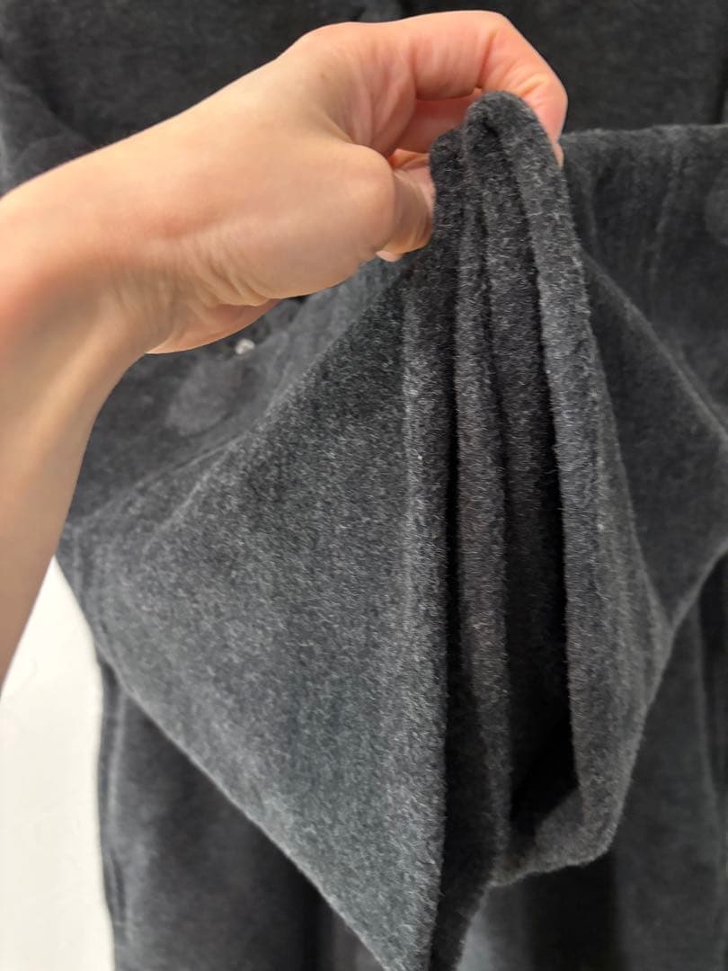 月初め限定❗️potechino ポテチーノ　さえら　ダークグレー　ロングコート