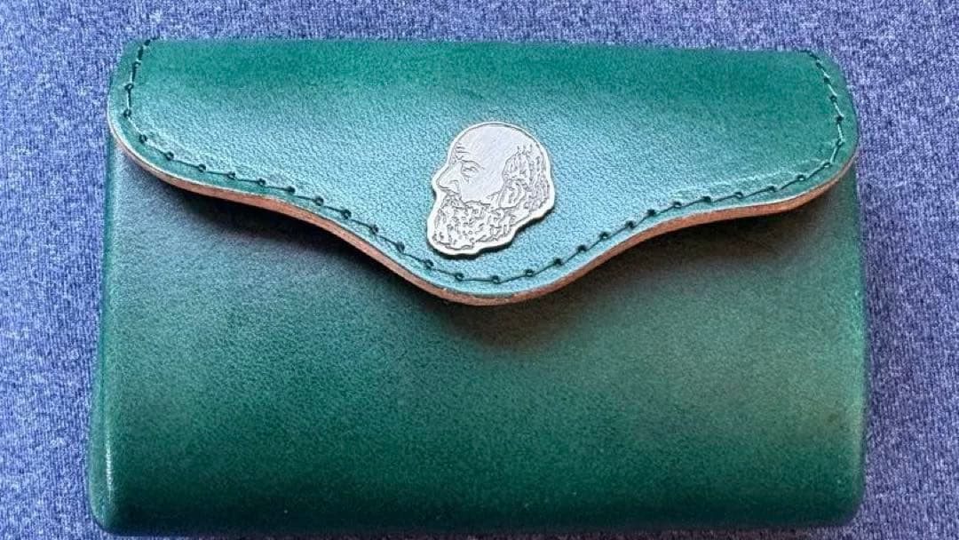 BROWN BROWN コンパクト財布 ターコイズ