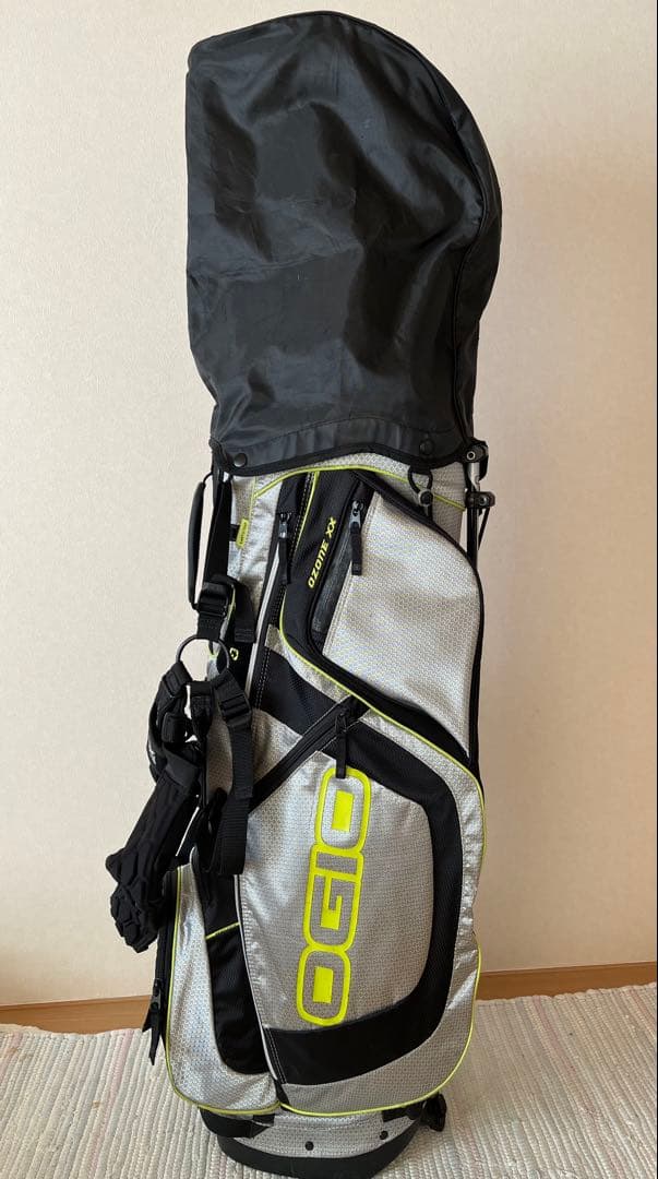 OGIO 軽量 スタンドキャディーバック 黒×イエロー オジオ Gamer X