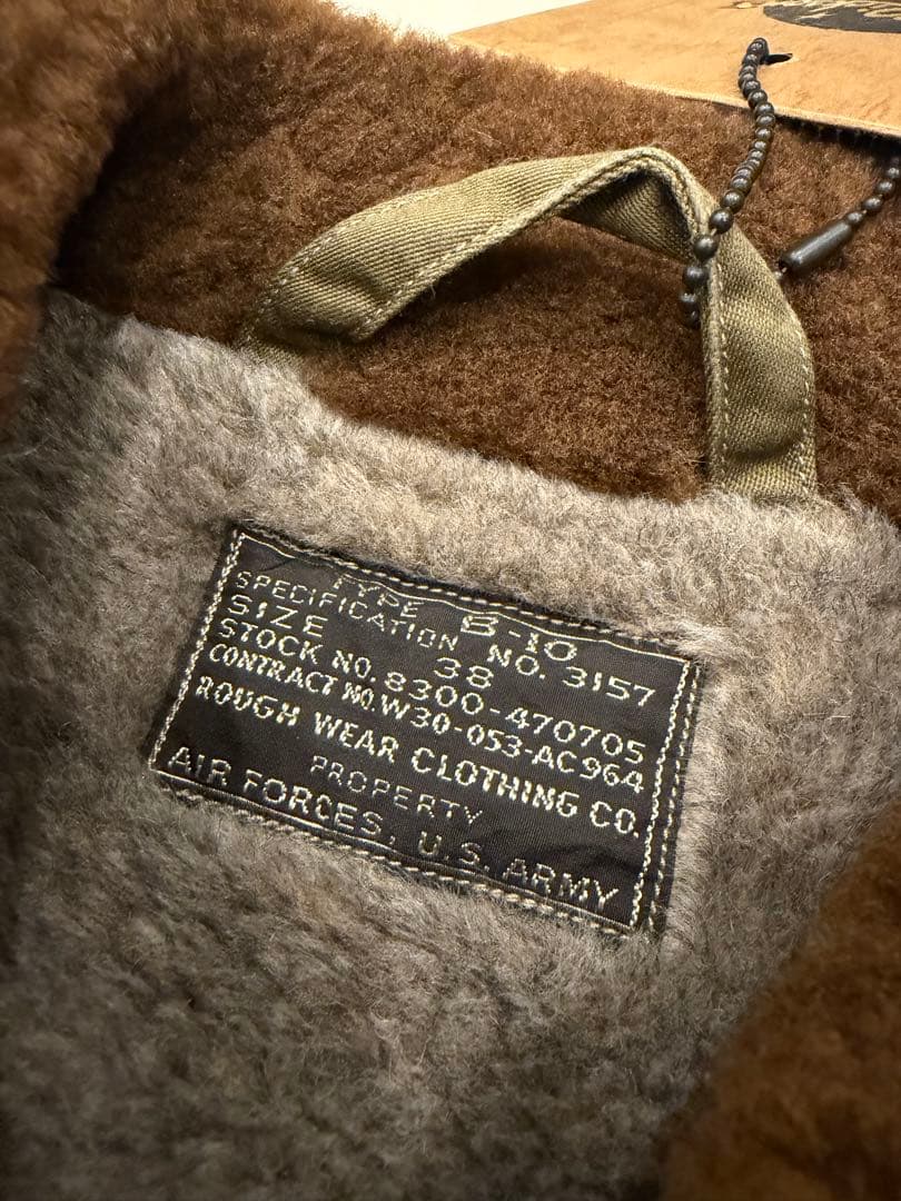 美品！　バズリクソンズ　B-10 サイズ38 フライトジャケット