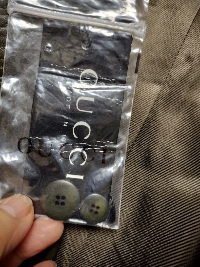 ヴィンテージGUCCI グッチダークグリーン レザー ジャケット42