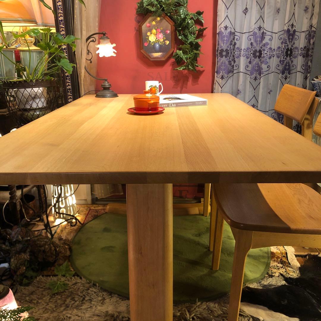 kuma 極美品飛騨高山　ibata 井端　オーク無垢　ダイニングテーブル