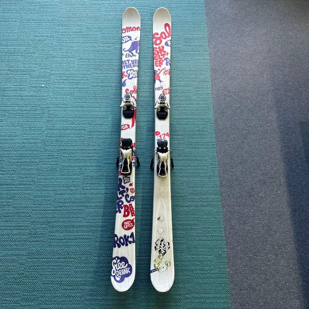 Salomon スキー板 174cm フリースタイルスキー