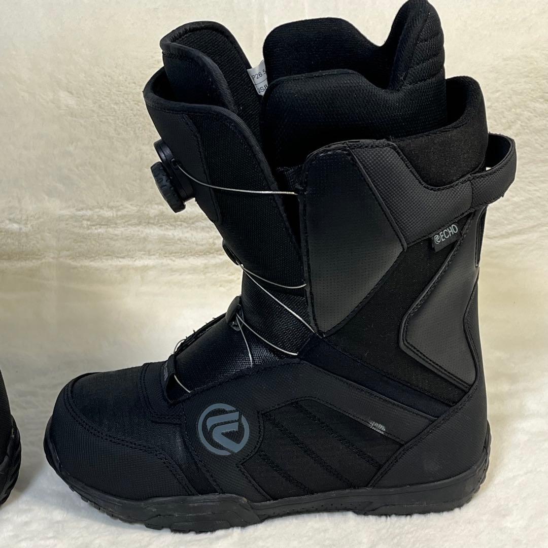 【美品】FLOW ECHO BOA スノーボードブーツ　26.5cm ブラック