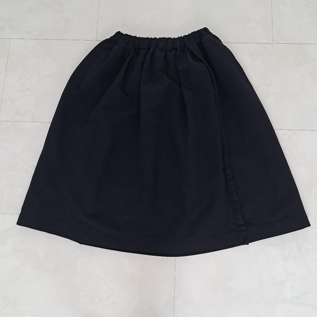 コム・デ・ギャルソン　ポリエステルネイビースカート