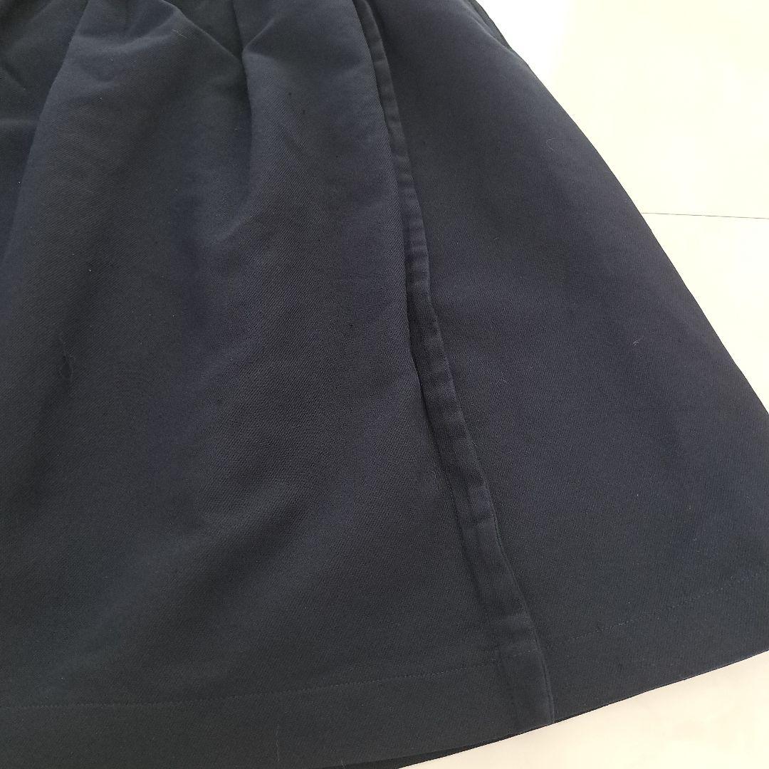 コム・デ・ギャルソン　ポリエステルネイビースカート