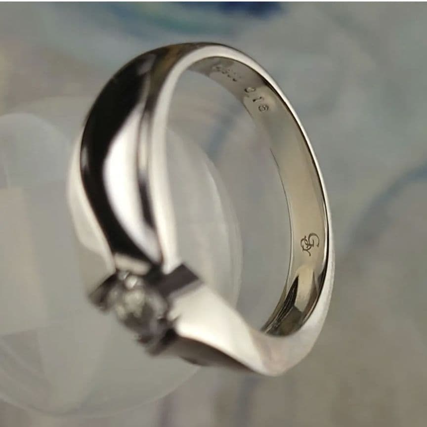 ゆきざき Ptムーンストーンリング プラチナ