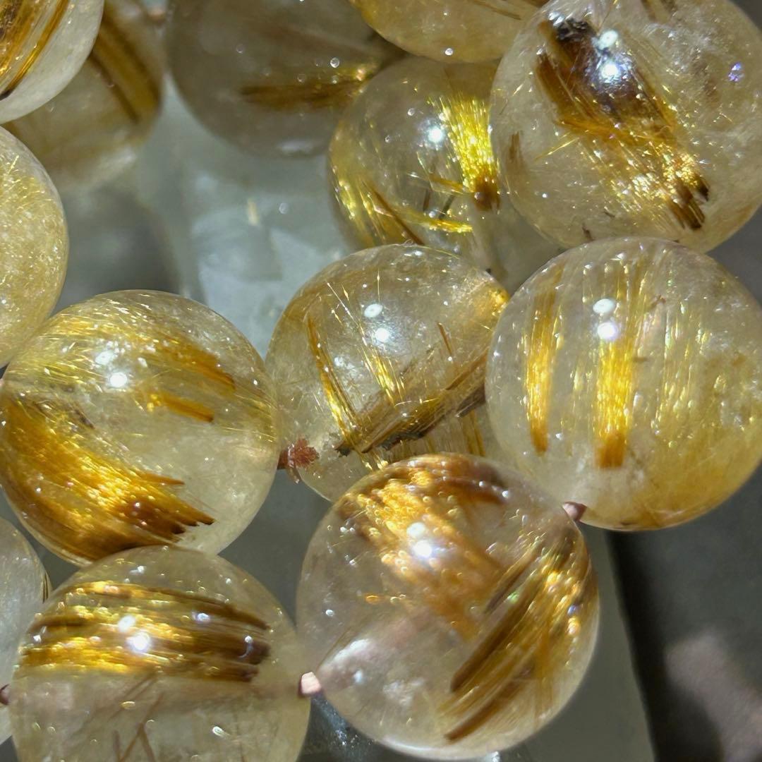 ☆ta様！キャッツアイ　タイガー タイチン　ルチル ブレス！福徳大黒秘宝②大粒