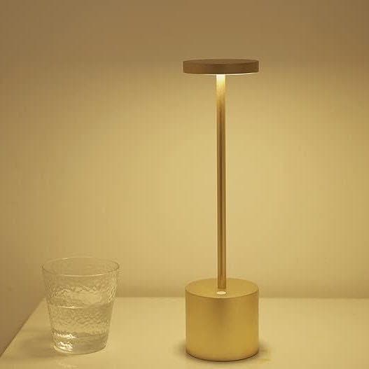 LAC☆Sunflower 海外輸入品 ゴールド テーブルランプ 充電式