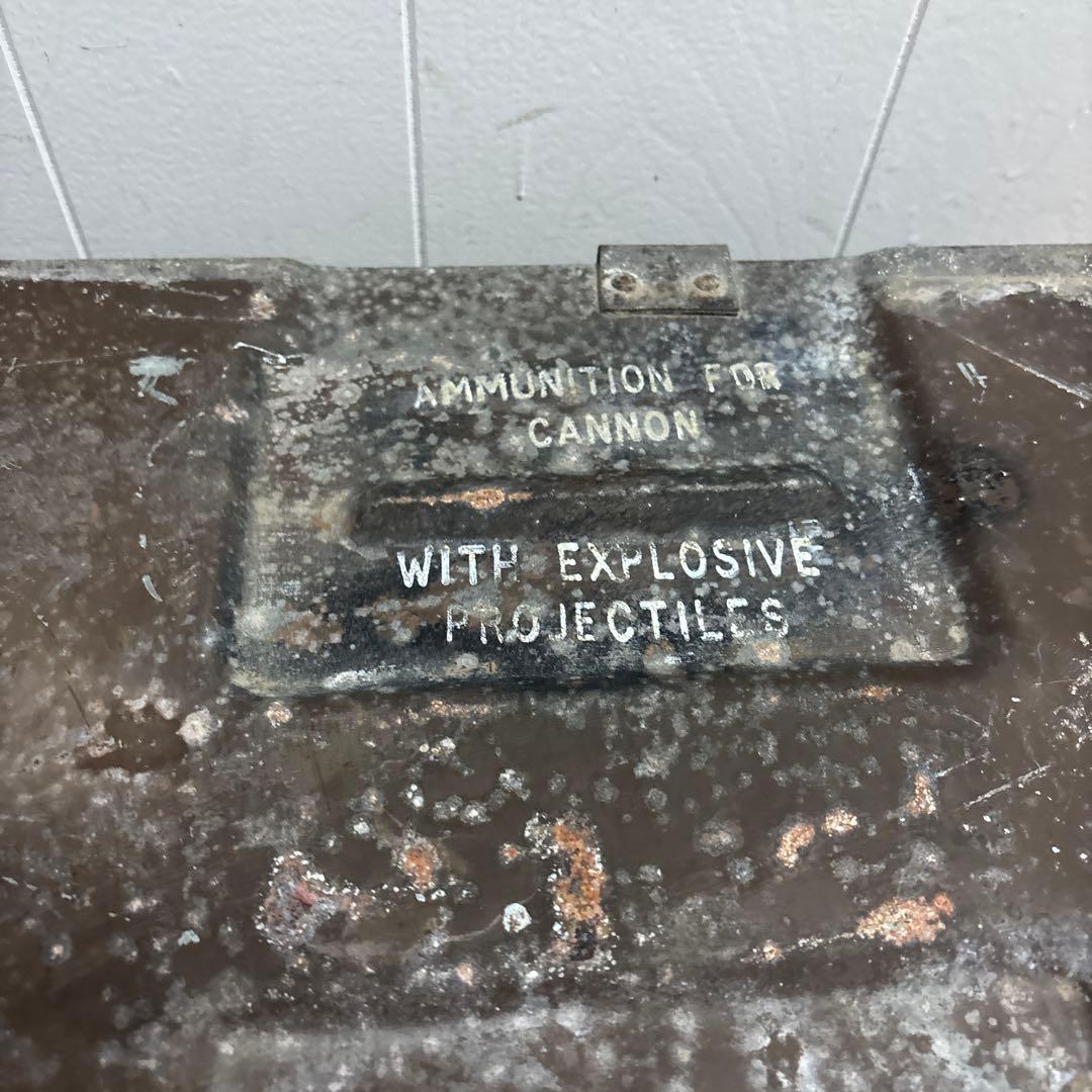 米軍　実物　迫撃砲　AMMO BOX 弾薬箱ミリタリーケース　送料無料