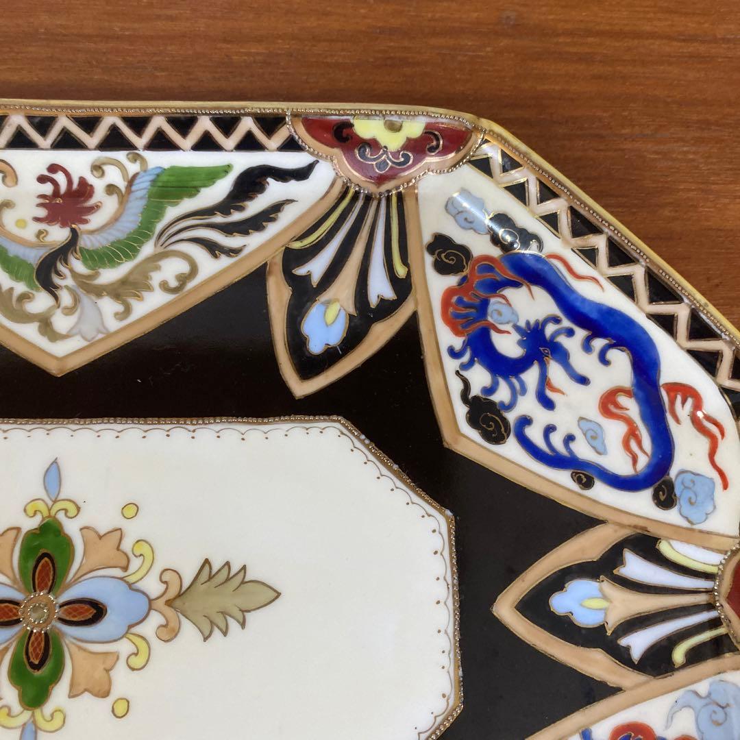 英国 里帰り オールドノリタケ ドレッシングテーブルセット マルキ印 金盛り